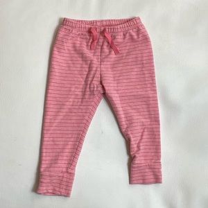EUC Baby Gap Pink and White Sweatpant Legging Pant